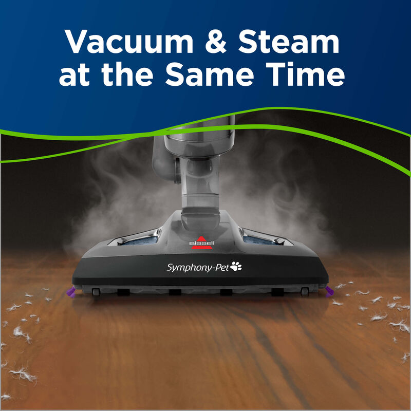 BISSELL® Symphony™ Pet Vacuum and Steam Mop 1543 Steam Cleaner